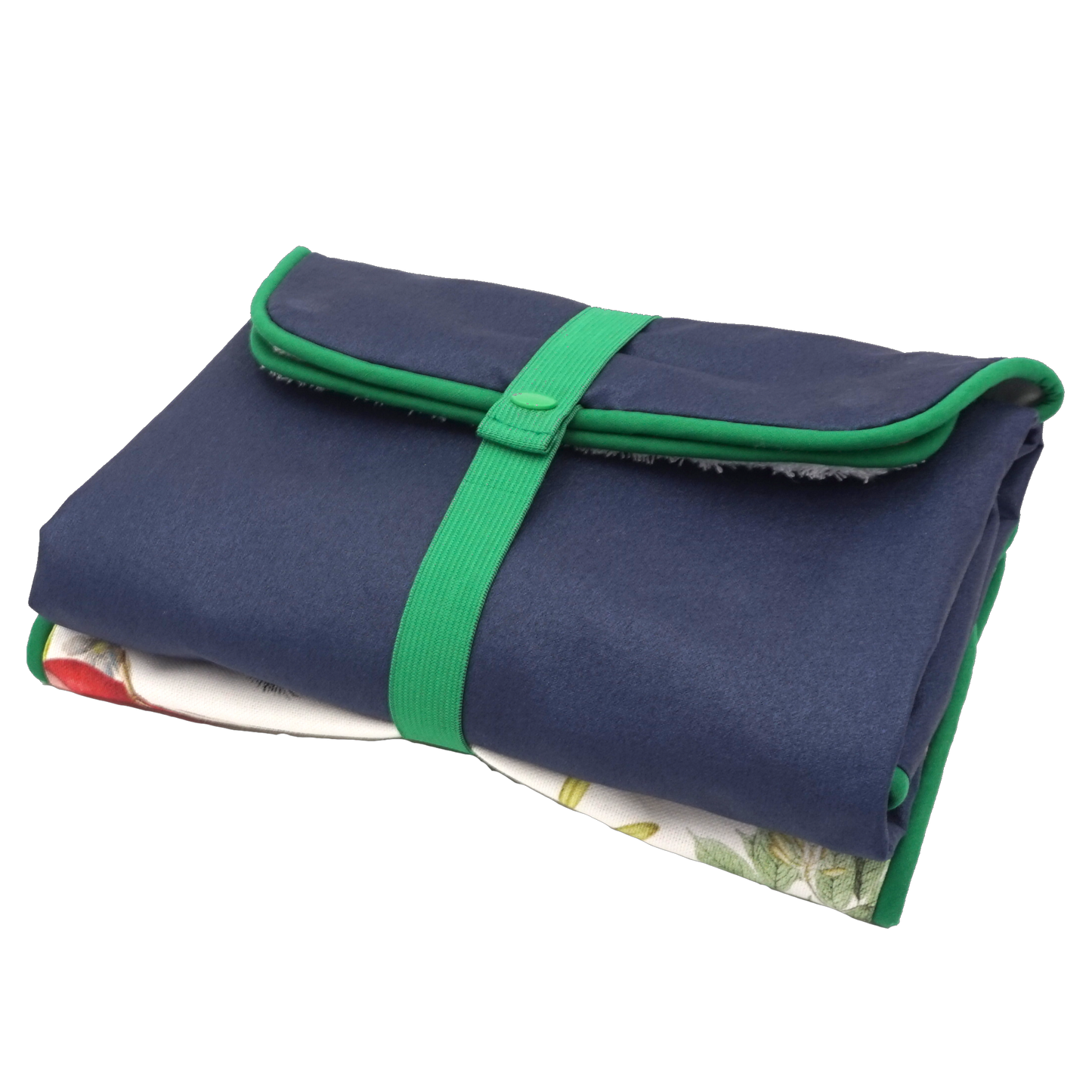 Wickeltasche Affen dunkelblau & grün